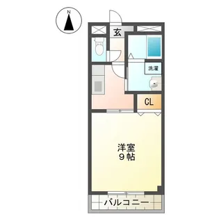 メゾン・ド・クレール【3階】の間取り
