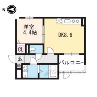 ブリリアント【2階】の間取り