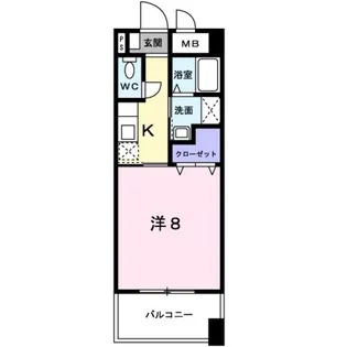 アヴニール東雲【3階】の間取り