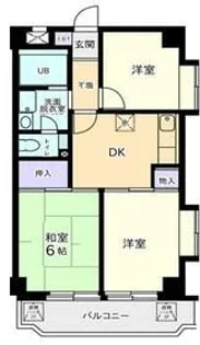セレブラール戸田【4階】の間取り