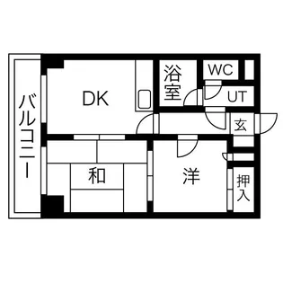玉田ビルクロスロード琴似【3階】の間取り