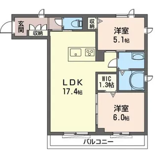 ウェスタージュ【2階】の間取り