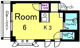 メゾン竹田【3階】の間取り