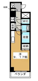 ファミネス上殿田【10階】の間取り