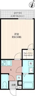 勝田台ガーデンテラス【3階】の間取り