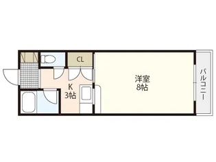 ARCナカシマ壱番館【7階】の間取り