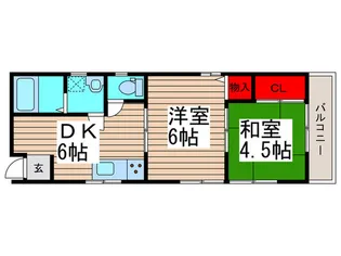 ベルハイム【2階】の間取り