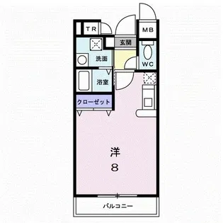 ウェルネス新橋【1階】の間取り