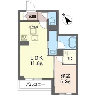ソノルム【1階】の間取り