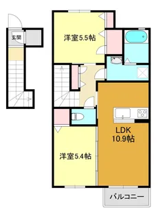 アンジュ(ShaMaison)【2階】の間取り
