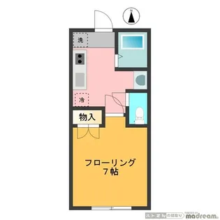 タウンコート【1階】の間取り
