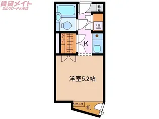 プロミネントDAIAN【1階】の間取り