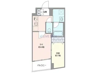 スタイリオ東品川【3階】の間取り