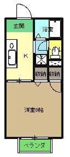 ディアス・イダ【1階】の間取り