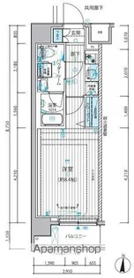 メインステージ錦糸町VIII【5階】の間取り