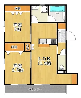 Advantage24【4階】の間取り