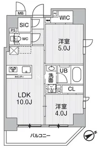 CAVANA浅草橋【2階】の間取り