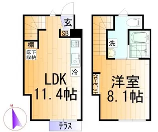 キングハウス阿佐ヶ谷南の間取り
