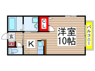 イストワール弐番館【2階】の間取り