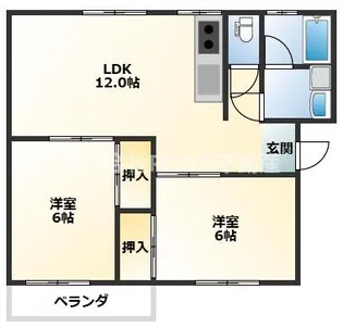 シティライフSAKODA【2階】の間取り