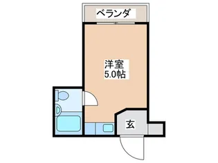 メゾン桃谷【1階】の間取り