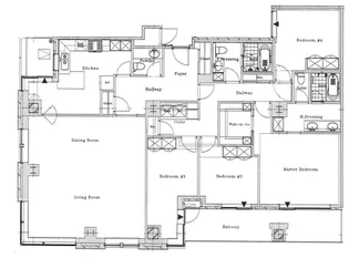 Royal Pine Residence【15階】の間取り