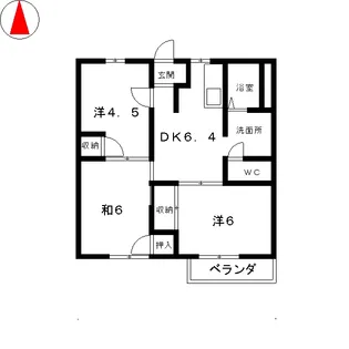 ビーフリー8【2階】の間取り