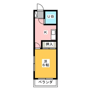 チェリオ小鹿【2階】の間取り
