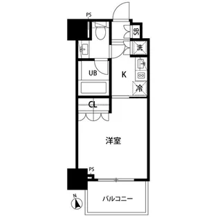 セントラル銀座【11階】の間取り