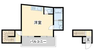 ヘリテージコート寺家町【2階】の間取り