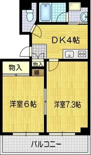 AKANEマンション【2階】の間取り