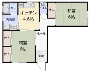 コーポ浜田【1階】の間取り