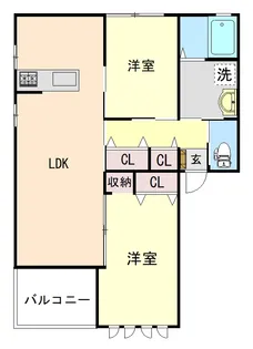 ハイムピース【2階】の間取り