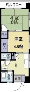 クロノス弘明寺西【3階】の間取り