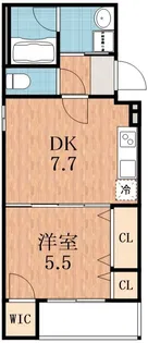 フジパレス阪南町I番館【1階】の間取り