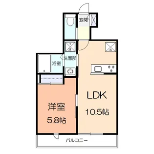 サイドIII【2階】の間取り