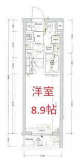 AXAS南蒲田アジールコート【3階】の間取り