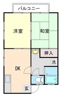 ドリームハイツ B【2階】の間取り