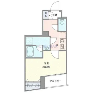 スタイリオ東品川【4階】の間取り