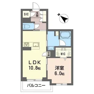 カルムヴェール【3階】の間取り