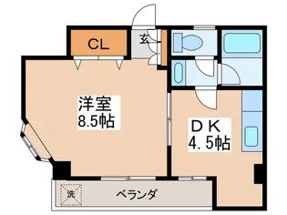 サンハイム細谷【2階】の間取り