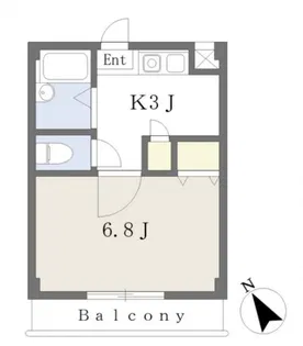 ファインフラット【1階】の間取り