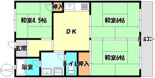 群馬県高崎市下小鳥町【アパート】の間取り
