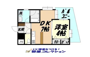 パワーズ117【5階】の間取り
