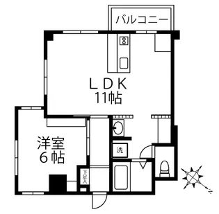 フェリス宮前平II【2階】の間取り