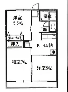 ガーデンヒルA【2階】の間取り