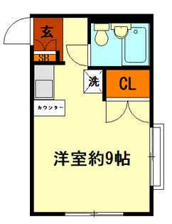 エクセル恋ヶ窪【1階】の間取り