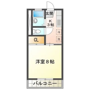 アミー A【1階】の間取り