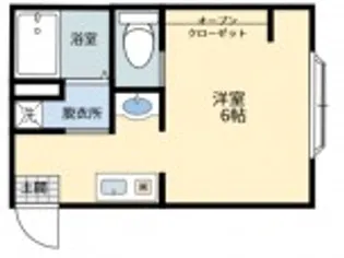 Zeus山口【2階】の間取り