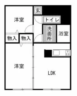 クレールプレイス佐野【3階】の間取り